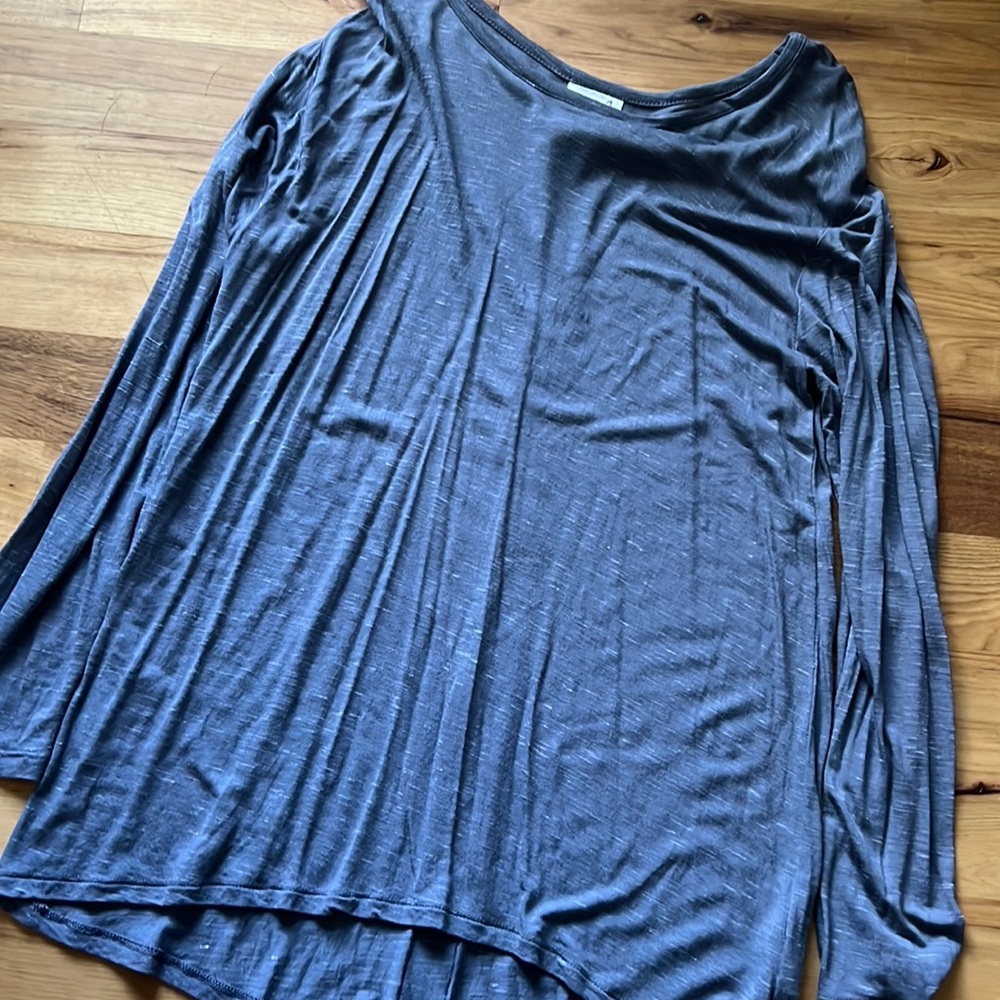 Blue long sleeve shirt